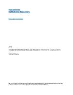 Impact of childhood sexual abuse on women's coping skills